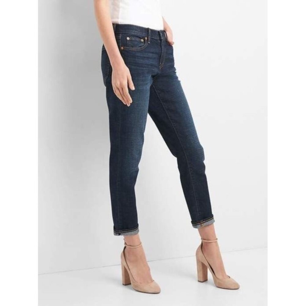 Gap Womens Mid Rise Best Girlfriend Jeans Denim Size 27 - Picture 4 of 10